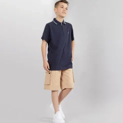 French Connection Junge Vault Cargo Shorts Sand/Schwarz