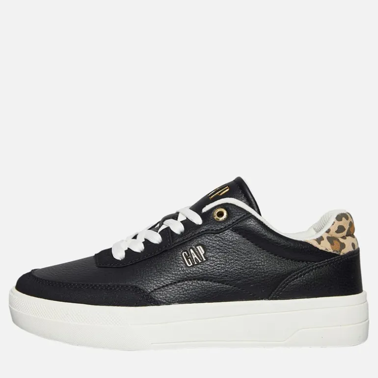 GAP Damen Waco Turnschuhe Black Leopard