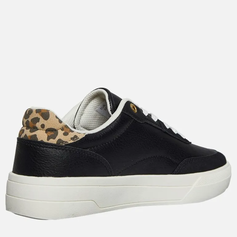 GAP Damen Waco Turnschuhe Black Leopard