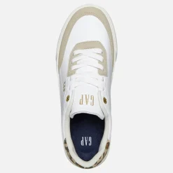 GAP Damen Waco Turnschuhe White Leopard