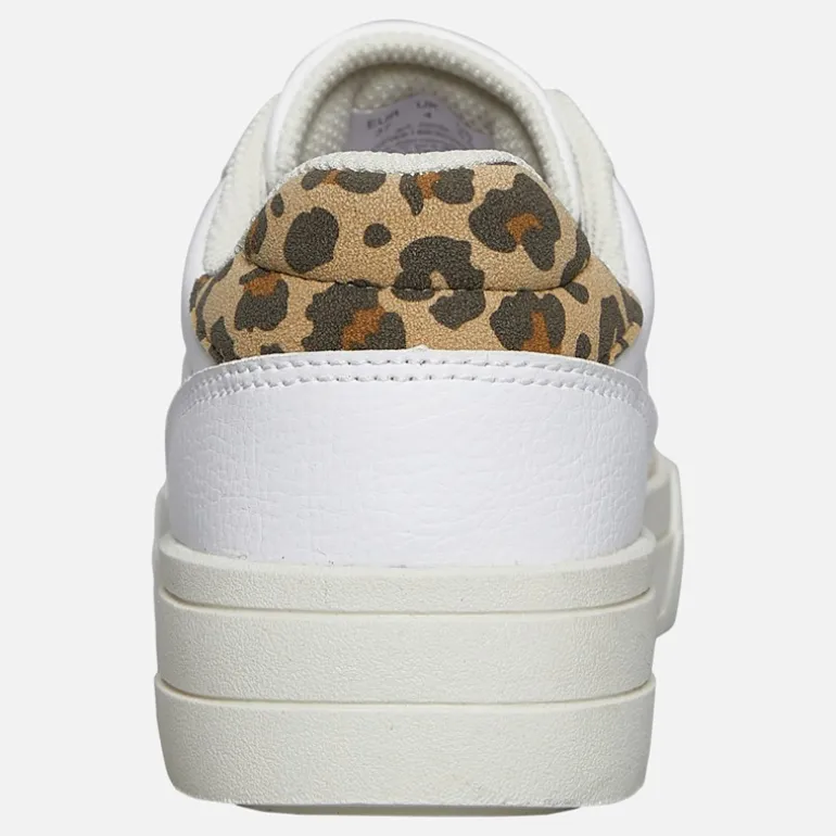 GAP Damen Waco Turnschuhe White Leopard