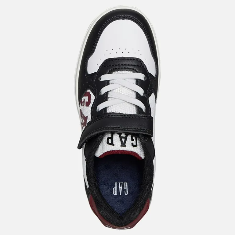 GAP Junge Detroit Sneaker Schwarz/Weiß/Rot Black White Red