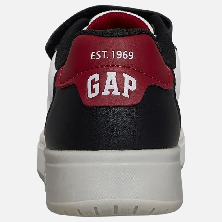 GAP Junge Detroit Sneaker Schwarz/Weiß/Rot Black White Red