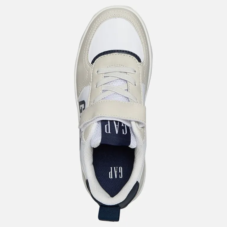 GAP Kinder Boston Klettverschluss Turnschuhe Weiß