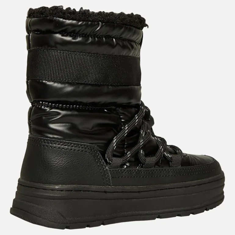 GAP Mädchen Paradies Hohe Schnürschuhe Schneestiefel Schwarz