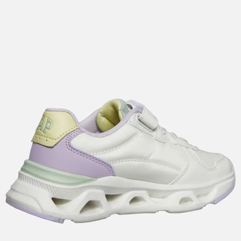 GAP Mädchen San Francisco Turnschuhe Off White Liliac Citron Off-White Liliac Citron