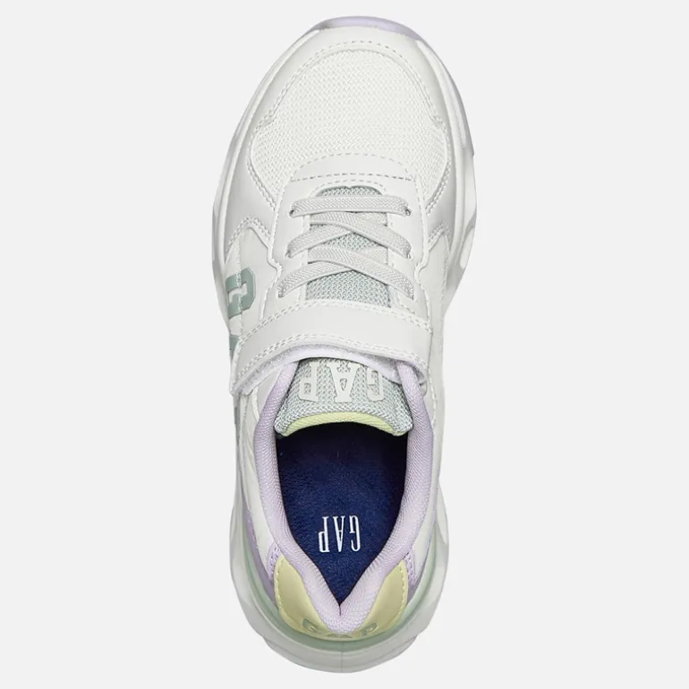 GAP Mädchen San Francisco Turnschuhe Off White Liliac Citron Off-White Liliac Citron