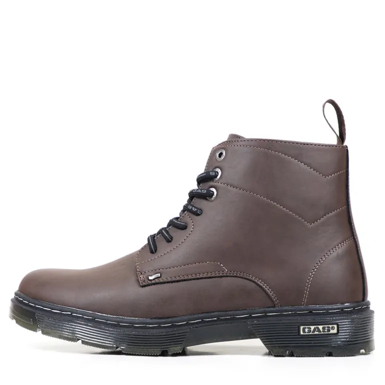 GAS Herren Stiefel Braun/Schwarz Brown Black