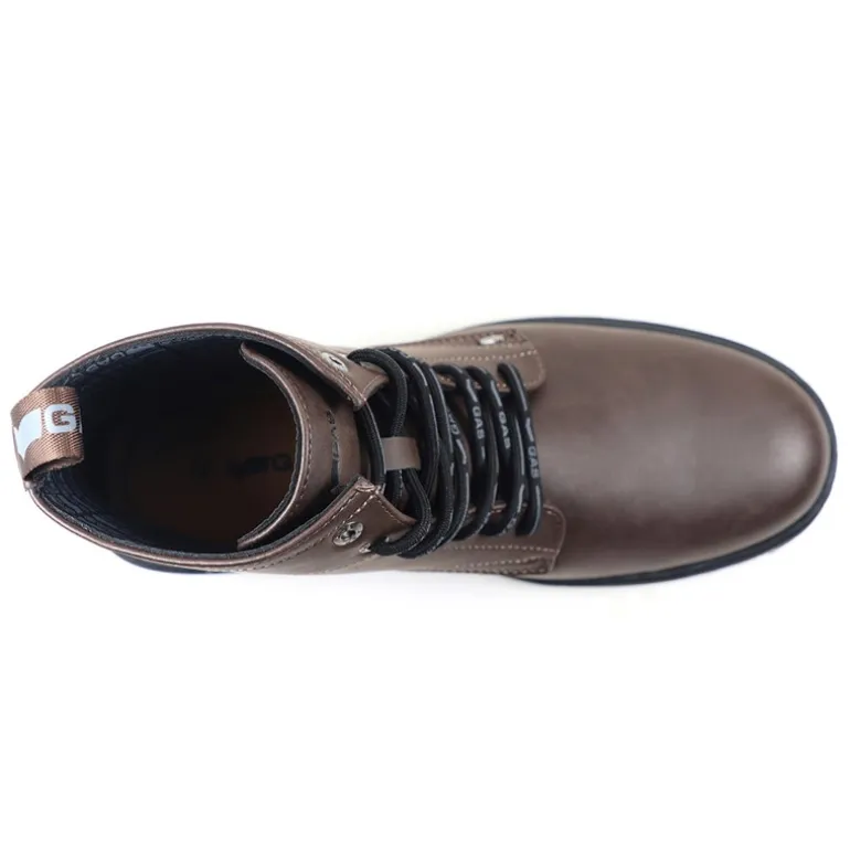 GAS Herren Stiefel Braun/Schwarz Brown Black
