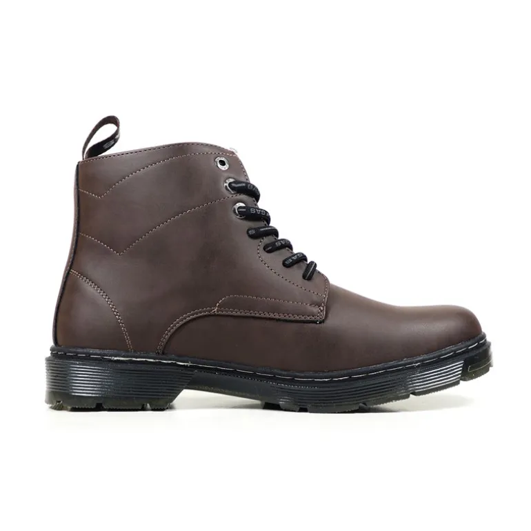 GAS Herren Stiefel Braun/Schwarz Brown Black