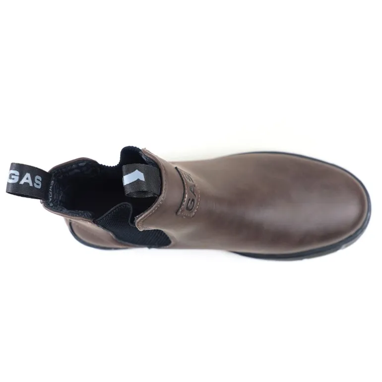 GAS Herren Stiefel Braun/Schwarz Brown Black