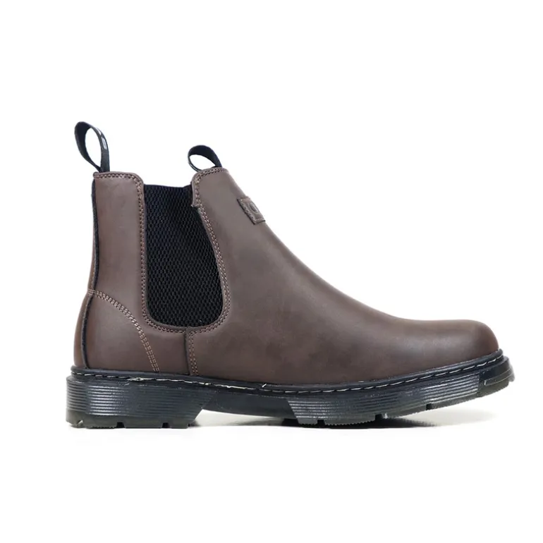 GAS Herren Stiefel Braun/Schwarz Brown Black