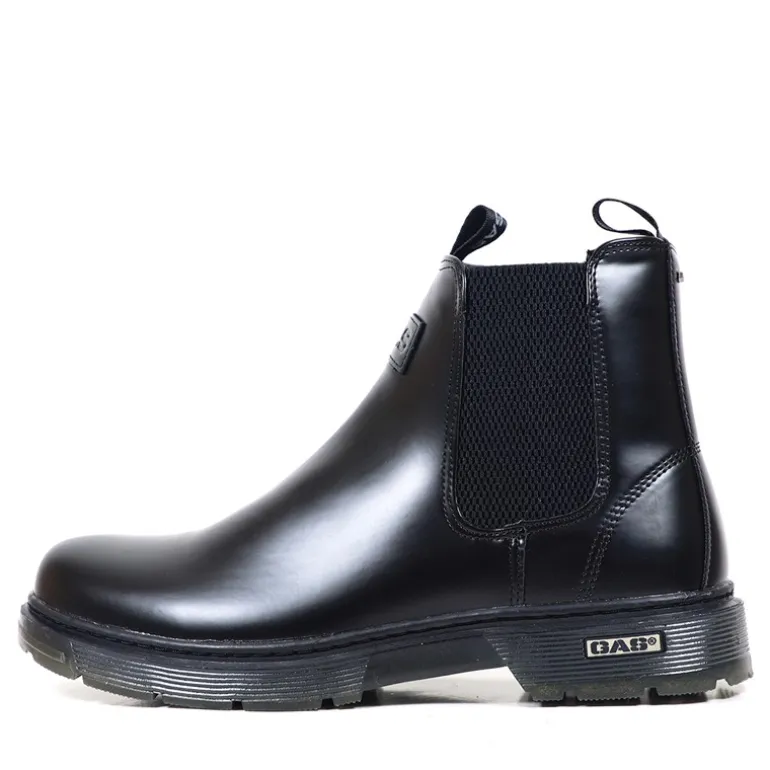 GAS Herren Stiefel Total Black