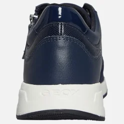 GEOX Damen Bulmya Reißverschluss Turnschuhe Marine