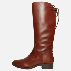 GEOX Damen Felicity Kniehohe Stretch Stiefel Braun