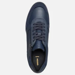 GEOX Damen Ilde Keilabsatz Reißverschluss Turnschuhe Marine