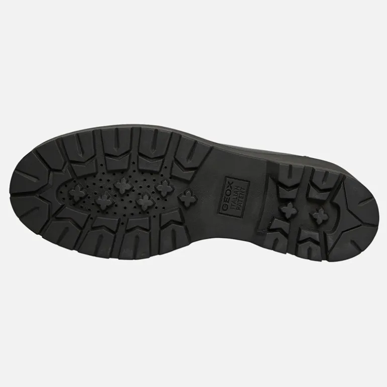 GEOX Damen Mierelle Keilabsatz Slipper Schwarz