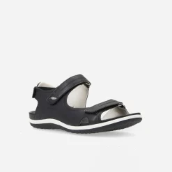 GEOX Damen Vega Sandalen Schwarz
