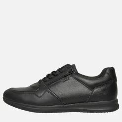 GEOX Herren Avery Zip Turnschuhe Schwarz