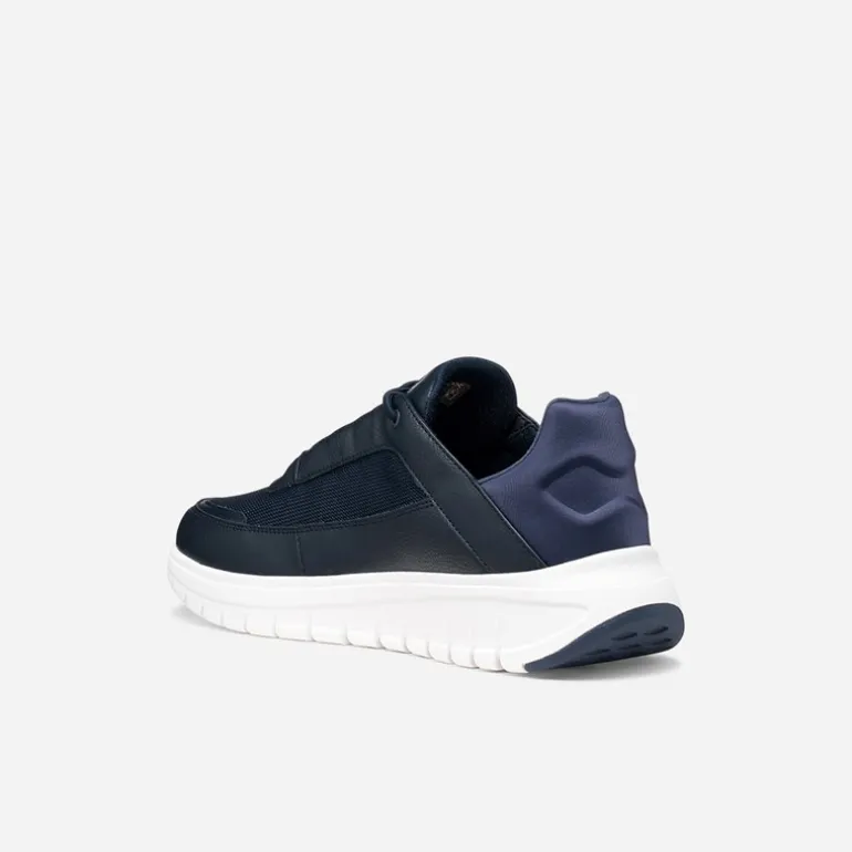 GEOX Herren Flextride R Turnschuhe Navy/Off White