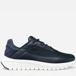 GEOX Herren Flextride R Turnschuhe Navy/Off White