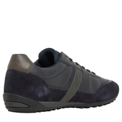 GEOX Herren Wells Low Profile Sneaker Marineblau