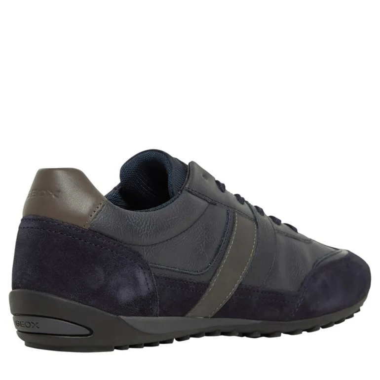 GEOX Herren Wells Low Profile Sneaker Marineblau