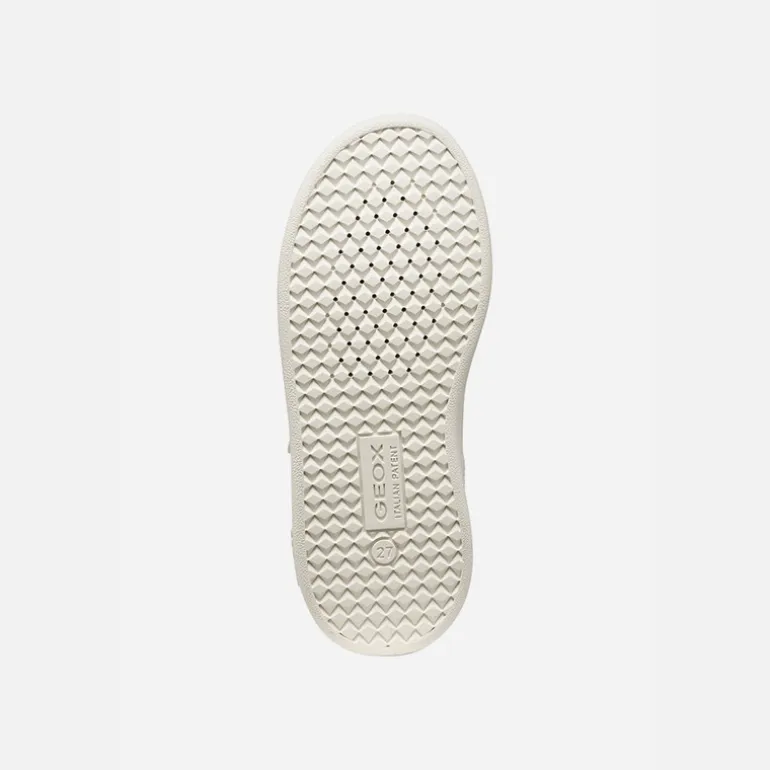 GEOX Junge Eclyper Turnschuhe Weiß/Hellgrün Weiß/Lt Green