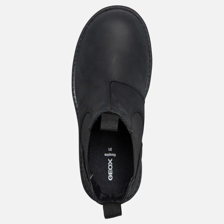 GEOX Junge Shaylax Chelsea Stiefel Schwarz