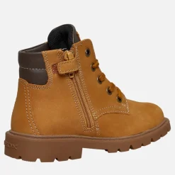 GEOX Junge Shaylax Reißverschlussstiefel Innen Gelb/Braun