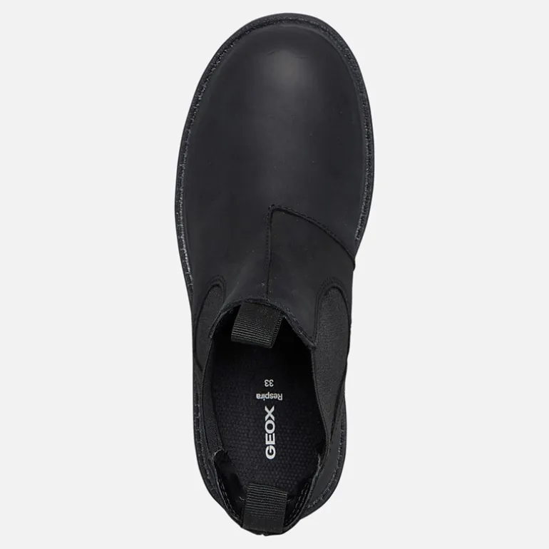 GEOX Junior Junge Shaylax Chelsea Stiefel Schwarz