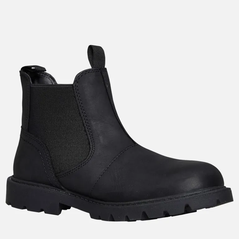 GEOX Junior Junge Shaylax Chelsea Stiefel Schwarz