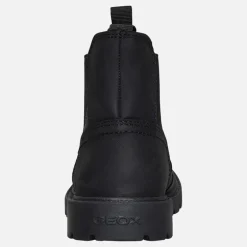 GEOX Junior Junge Shaylax Chelsea Stiefel Schwarz