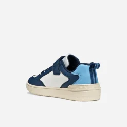 GEOX Junior Junge Washiba Sneaker Weiß/Navy