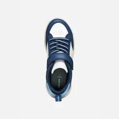 GEOX Junior Junge Washiba Sneaker Weiß/Navy