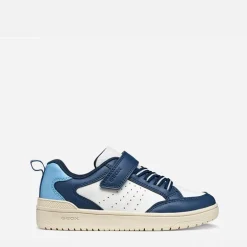 GEOX Junior Junge Washiba Sneaker Weiß/Navy