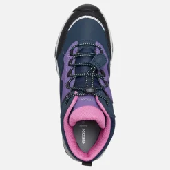 GEOX Junior Mädchen Magnetar Stiefeletten Marine/Violett