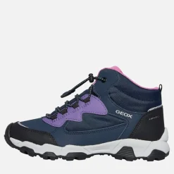 GEOX Junior Mädchen Magnetar Stiefeletten Marine/Violett