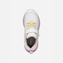 GEOX Junior Mädchen Sprintye Trainers Weiß/Rosa