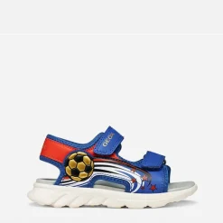GEOX Kleinkind Junge Airadyum Sandalen Royal/Rot