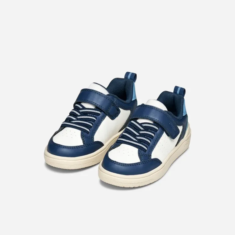 GEOX Kleinkind Junge Washiba Turnschuhe Weiß/Navy