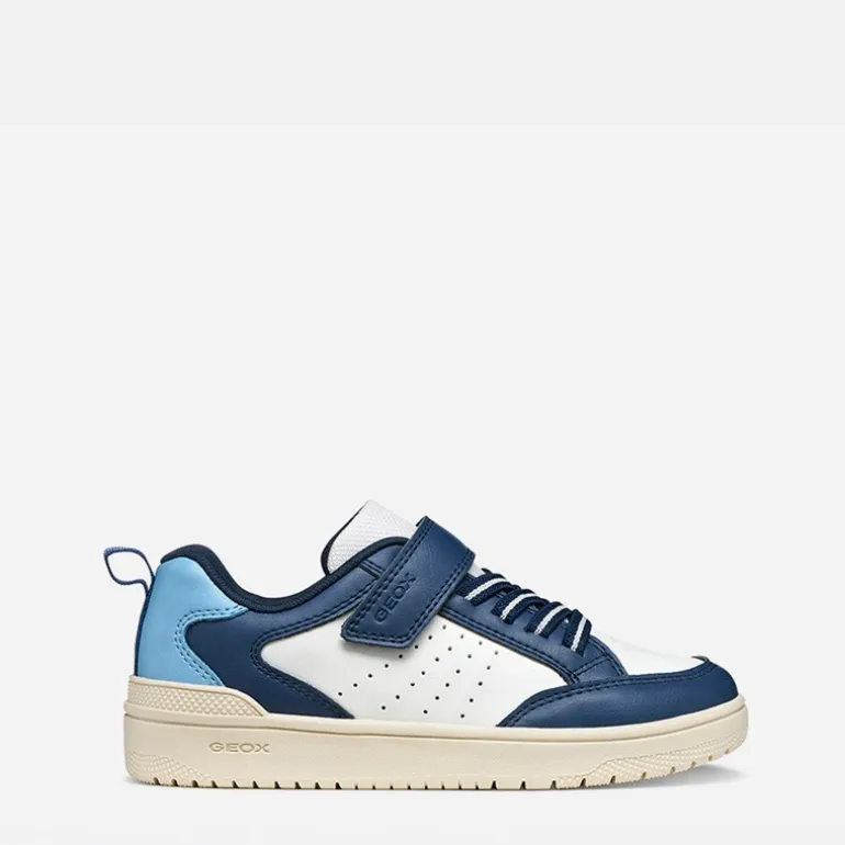 GEOX Kleinkind Junge Washiba Turnschuhe Weiß/Navy