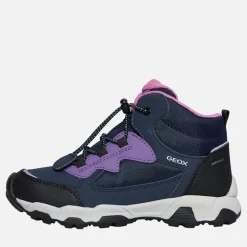 GEOX Mädchen Magnetar Stiefeletten Marine/Violett