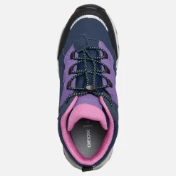GEOX Mädchen Magnetar Stiefeletten Marine/Violett