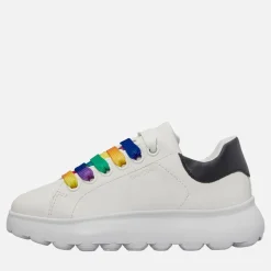 GEOX Mädchen Puffypop Trainer Weiß/Fuchsia
