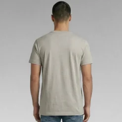 G-STAR Herren Brust Logo T Shirt Grau