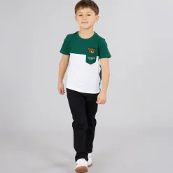 Guess Junge T Shirt Throwback Green