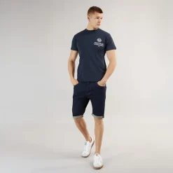 Henleys Herren Flex Denim Shorts Raw