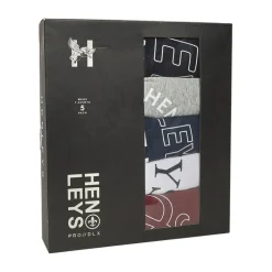 Henleys Herren Henley Varick Fünf-Pack T-Shirts Mehrfarbig