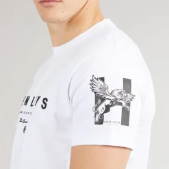 Henleys Herren Hentyme T-Shirts Weiß